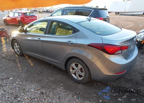 2015 Hyundai Elantra Se from USA, damaged, VIN 5NPDH4AE4FH590744